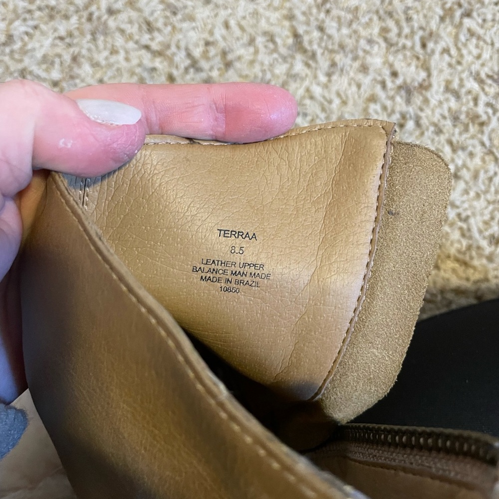 Steve Madden Terraa Open Toe Leather Block Heel B… - image 8